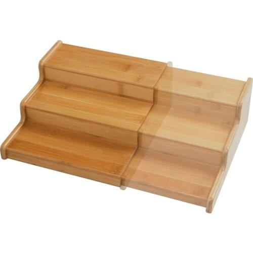 Practical Storage Rack Bamboo Commodity Shelf Sundries Shelf Kitchen Accessory