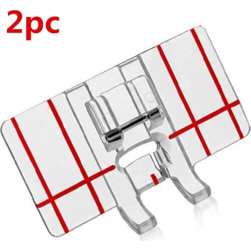 2 pcs Domestic Sewing Machine Presser foot Guide Foot for Border Low Shank Sewing machine BB5001