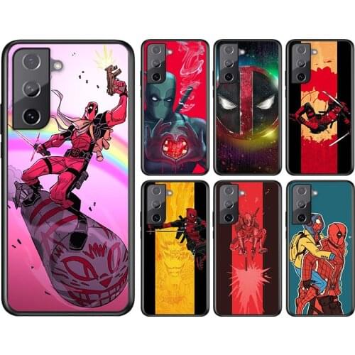 Marvel Deadpool Avengers Super Hero For Samsung Galaxy S21 S20FE S10 S10e S9 S8 S7 S6 Ultra Plus Lite Edge 5G Phone Case