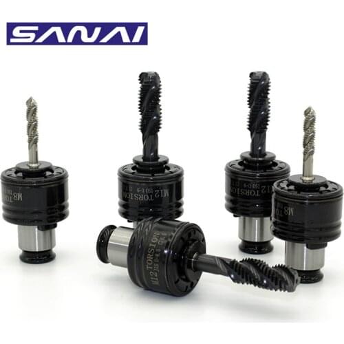 SANAI Tapping Chuck GT12 M3 M4 M5 M6-8 M10 M12 M14 M16 Overload Protection ISO Standard Drill Chuck CNC Machine Taps Collet