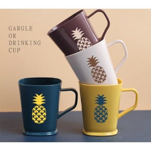 Creative Drinking Cup, Couple Toothbrush Cup, Plastic Mouthwash Cup, Thickened Tooth Cup, Brushing Cup Wholesale Bathroom Tools