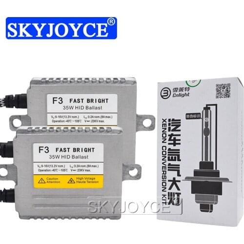SKYJOYCE 35W Fast Bright Cnlight HIDXenon Kit 35W DLT F3 Fast Start HID Ballast 35W Cnlight H1 H7 H11 D2H HID Bulb 4300K 6000K