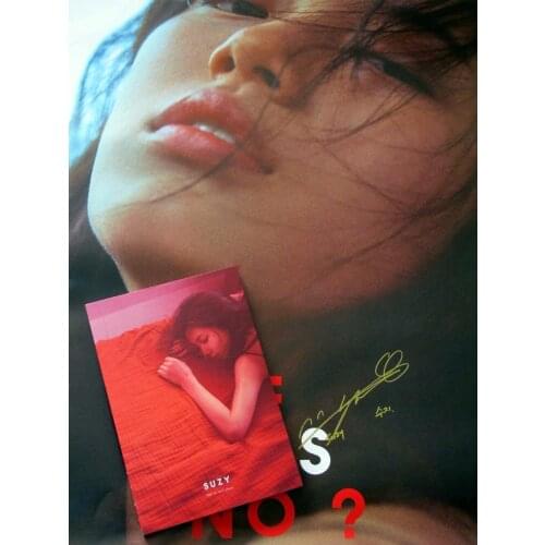 Suzy Bae Sue Ji autographed signed SOLO album Yes? No? official korean version 02.2017