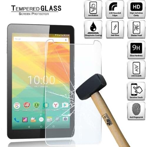 Tablet Tempered Glass Screen Protector Cover for Prestigio Wize 3437 4G Tablet Computer Anti-Scratch Explosion-Proof Screen