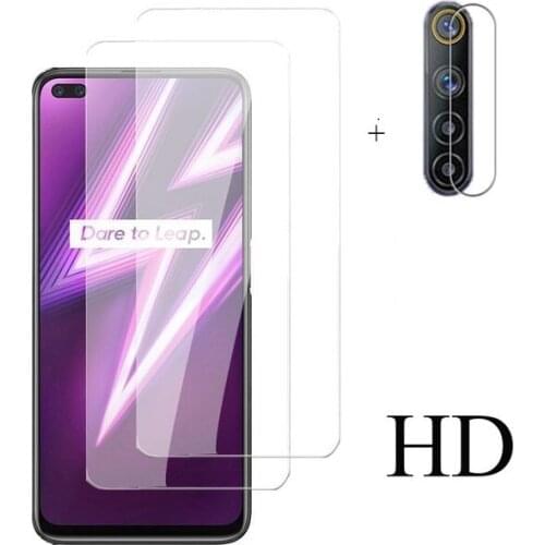 For OPPO Realme 6 Pro Glass Screen Protectors On Realmi 7 pro 6i 6 i 7i i7 8 Protective Tempered Camera Len Glass Film Realme6i