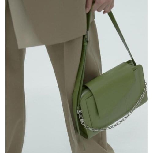 Women High Quality Fashion Chain Single Shoulder Bag Mini Square Korea Style Chic Cross-body Bag