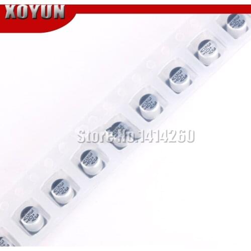 10PCS Electrolytic capacitor 50V3.3UF 4*5.4mm SMD aluminum electrolytic capacitor 3.3uf 50v