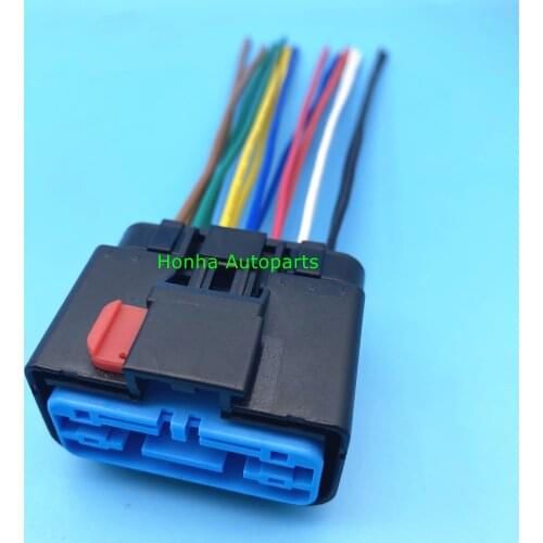 Free shipping 2/5/10/20/50pcs 14pin auto electric female plug cable waterproof wiring connector 54201411 wire harness