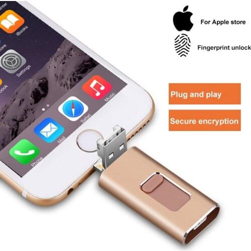 4 in 1 Multi-function Type C USB Flash Drive 256GB Mobile Phone OTG USB Pendrive 64GB 128GB Metal Pen Drive 32G Dropshipping