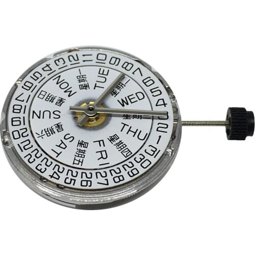 Automatic Watch Movement For Seagull ST2100 2836-2 chronoscope Watch Repair Movement Replace Dual Calendar Date at 3 O'clock
