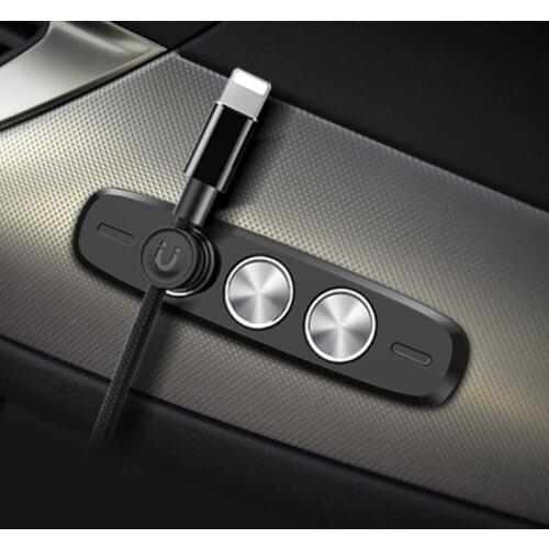 Car wire fixing clip Car charging data cable arrangement navigation wiring cable management hub harness cable clip storage