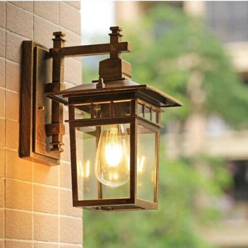 Retro European outdoor wall lamp hotel cafe decoration indoor wall lamp waterproof garden lamp LED wall light ZM1022