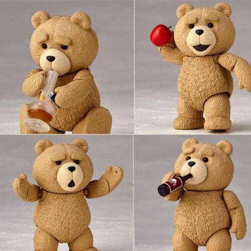 Boxed Teddy Bear Figure TED 2 Ted Action Figure Movie Model Toys 10cm