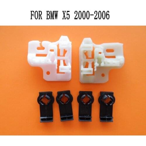 Car Clips For BMW X5 Left or Right Front Window Regulator Clips / Glass Mounting Clips 2000-2006