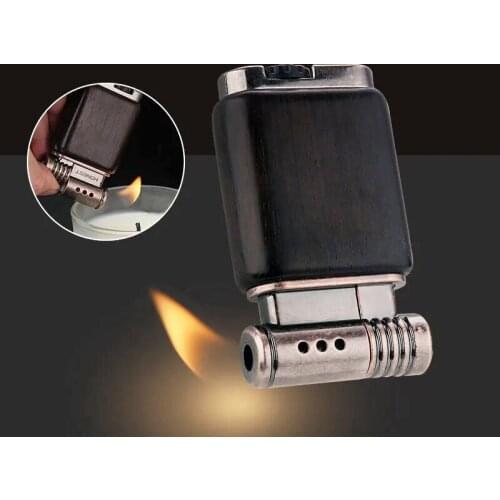 Honest new sandalwood gas lighter creative personality retro nostalgic metal inflatable