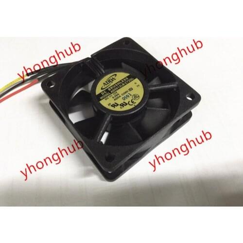ADDA AD0612LB-C72GL DC 12V 0.08A 3-wire 60X60X20mm Cooling Cooling Fan