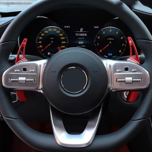 Paddle Shift For Mercedes-Benz 2015 2017 2018 2019 2020 B Class W247 MB B180 B200 B200d Car Steering Wheel Shifter DSG Stickers