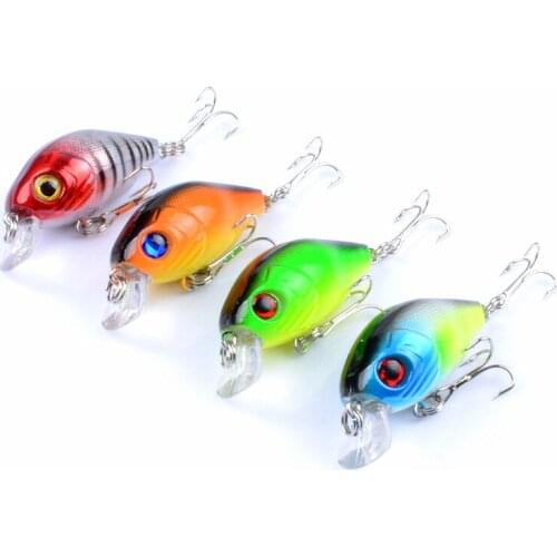 East Rain Suspension Bait Freshwater Saltwater Fishing Lure 5.5cm 8.4g 3pcs SP Crank Artificial Hard Bait Free Shipping