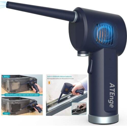 Compressed Air Duster, New Generation Canned Air,Electric Air Can for Computer Keyboard Electronics Cleaning,Cordless Air Blower