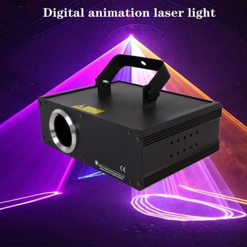 RGB Animation Laser Light DJ Stage Effect Laser Projector DMX512 Party Show Bar Club Wedding KTV Laser Lights
