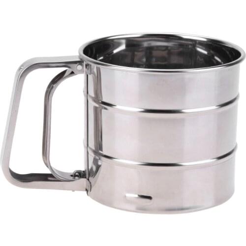 Hand-held Stainless Steel Flour Sieve Mesh Knife Gadget kitchen Sugar Baking Hand-screened