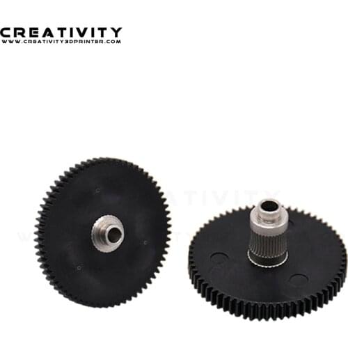Titan Extruder Feeder Gear Extrusion Wheel New Metal Gear (Hardened Steel & Plastic) for Titan Extuder Feeder 3D Printer Parts