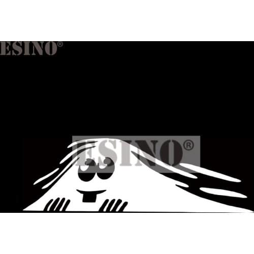 Car Styling Dune Sand Monster Peeping Peering PVC 3D Carving Creative Style Waterproof Vinyl Decal Body Decorative Sticker