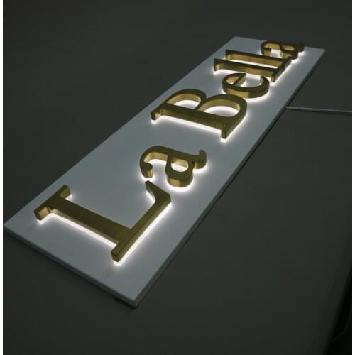 Led Outdoor Shop Backlit Signage Letters Office Building Signage Led Letters Custom Led Signage