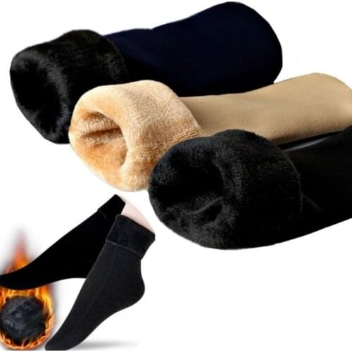 Winter Socks Velvet Thickening Casual Home Floor Socks Snow Thermal Keeping Thickening Sleeping Warm Hosiery Unisex Free Size