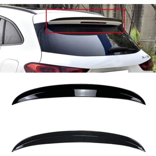 Rear Roof Spoiler Style Lip Splitter For Mercedes Benz H247 GLA Class GLA200 GLA180 GLA35 2020-2021 Car Tail Wing Trim