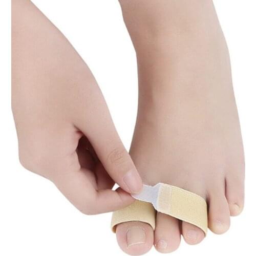 Fabric Toe Finger Straightener Hammer Toe Hallux Valgus Corrector Bandage Toe Separator Splint Wraps Foot Stretcher Care Tool
