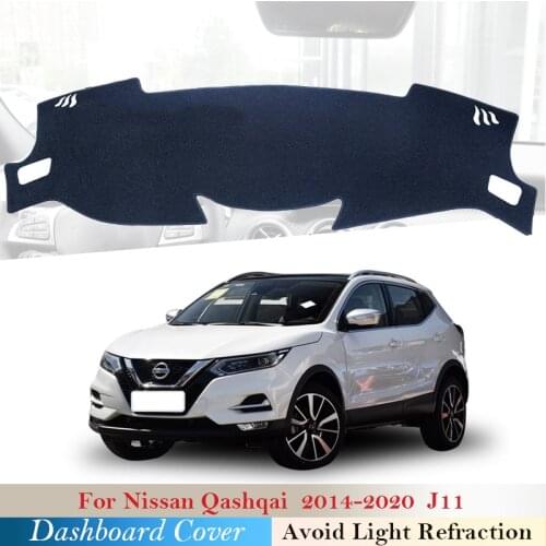 Car dashboard Cover Protective Mat for Nissan Qashqai J11 2014~2020 Accessories Dash Board Sunshade Anti-UV Carpet 16 2017 2018