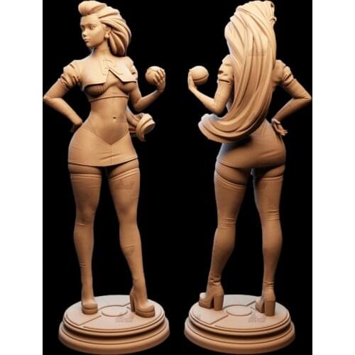 1/24 75mm 1/18 100mm Resin Model Kits Beauty Sexy Girl Unpainted No Color RW-124