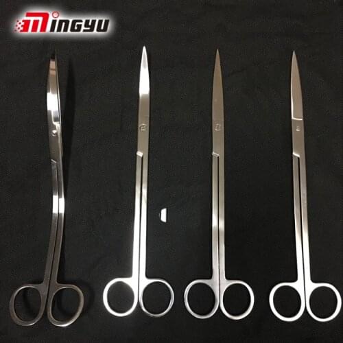 1pc 25cm Long Marine Aquarium Live Plants Grass Scissor Tool Straight And Curved Head Aquarium Maintenance Tool