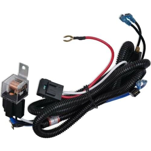 12V/24V Horn and Wiring Harness Relay for Car Grille Mount Blast Tone Horns, Total Length 170cm Car Spare Parts