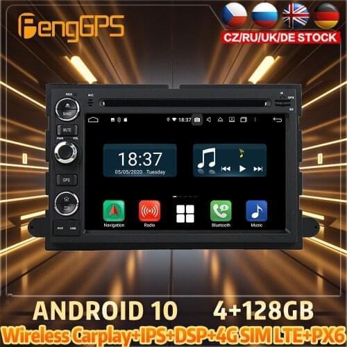 128G Android10 PX6 DSP For Ford Fusion F150 2009 Car DVD GPS Navigation Auto Radio Stereo Video Multifunction CarPlay HeadUnit