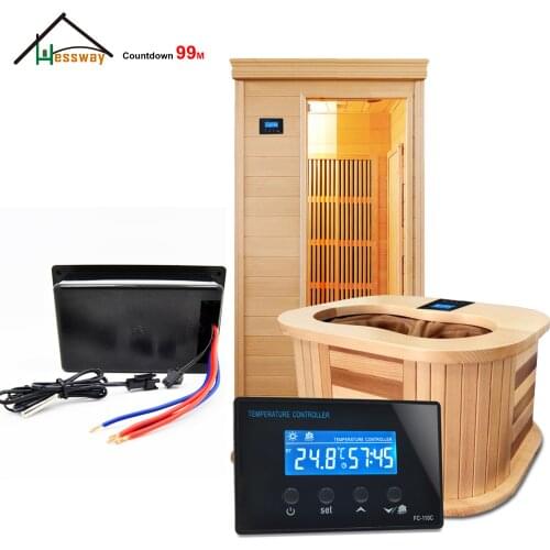 10A 220V relay output controls Sauna Thermostat Controller With NTC sensor