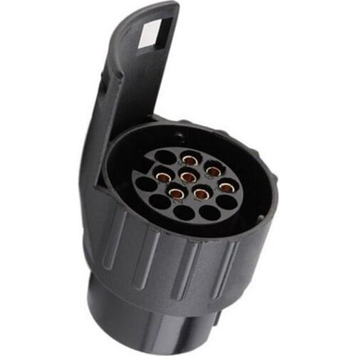 Car Accessories 7 Pin To 13 Pin Mini Car Truck Trailer Connector Truck Electric Adapter Plug Trailer End Caravan Camping Car