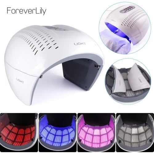 Korea 4 Colors Photodynamic Mask Therapy PDT Light Therapy Lamp Mask Skin Rejuvenation Pdt Facial Body Care Acne Wrinkle Remove