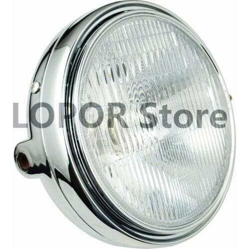 Motorcycle Round Chrome Halogen Headlight Lamp For Honda CB400 CB400F CB-1 89-91 CB750 91-93 CB400SF Superfour 92-98 NT650 88-91