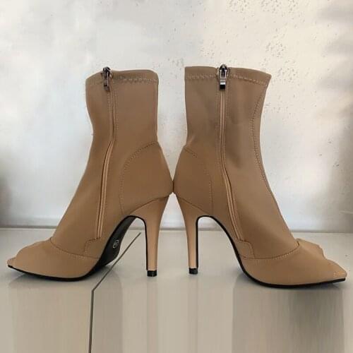 Summer Women Boots High Heels Gladiator Heels Ladies Shoes Female Fashion Open Toe Sandals Party Wedding Stiletto