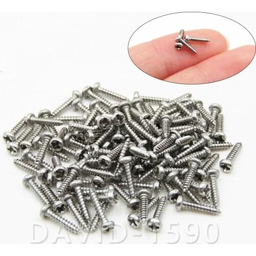 M1 M1.2 M1.4 M1.7 M2 Phillips Cross Pan Head Small Self Tapping Screws 304 Stainless Steel