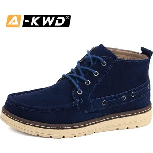 New Winter Men Leather Boots Mens Shoes Fashion Snow Boots Plus Size 46 Sneakers Ankle Male Casual Work Shoes Fur Boots Footwear