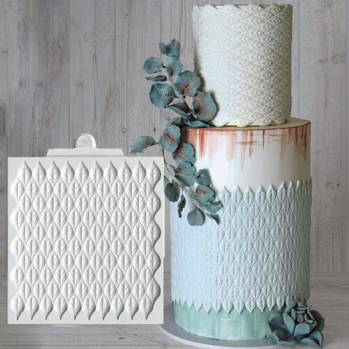 New Baking Tools, Leaf Border Decoration, Chocolate Mold, Fondant Chocolate Cake Silicone Mold Cake Decoration Accessories
