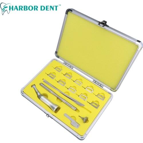New Orthodontic Dental Interproximal Enamel Reduction IPR Contra Angle 4:1 Handpiece Gauge Measure Tooth Gap Reciprocating