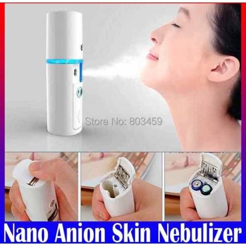 Portable nano-ion Nano Anion Skin Nebulizer moisturizing facial beauty instrument artifact face care cold machine spray massage