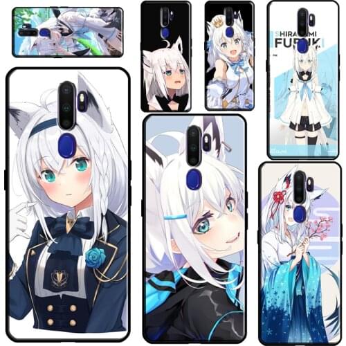 Shirakami Fubuki Hololive Phone Case For OPPO A5 A9 A31 A53 2020 A52 A72 A15 A83 A91 A1K A5S Reno2 Z Find X2 X3 Pro