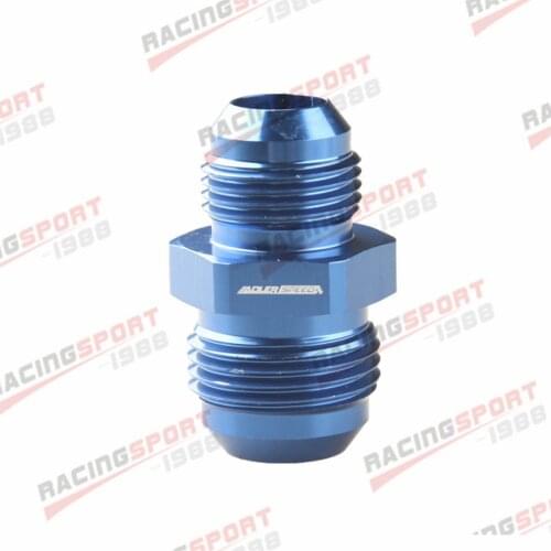AN-12 AN12 To AN-10 AN10 Straight Reducer Adapter Fitting Blue