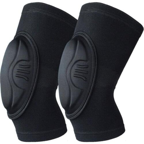 Mounchain 1 pair Adults Thickened Sponge Sports Kneecap Protector Anticollision Warm Knee Protective Pads Football Dance