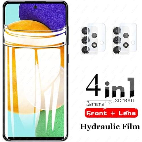 Protective for Sansung A52 5G Hydrogel SOFT Film Screen Protector for Galaxy A52 5G a72 a32 a42 5g a12 6.5'' A 52 Camera Glass